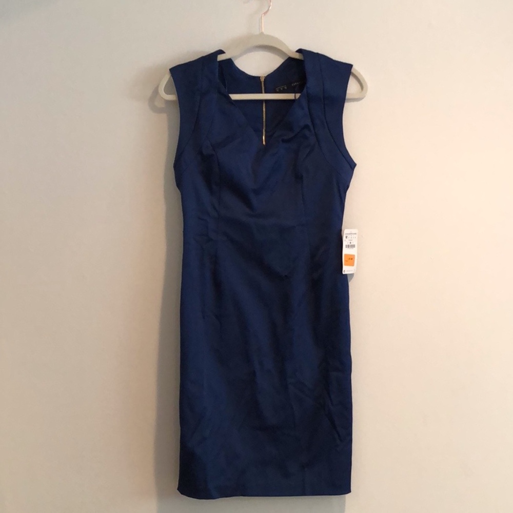 Zara cobalt blue dress, NWT